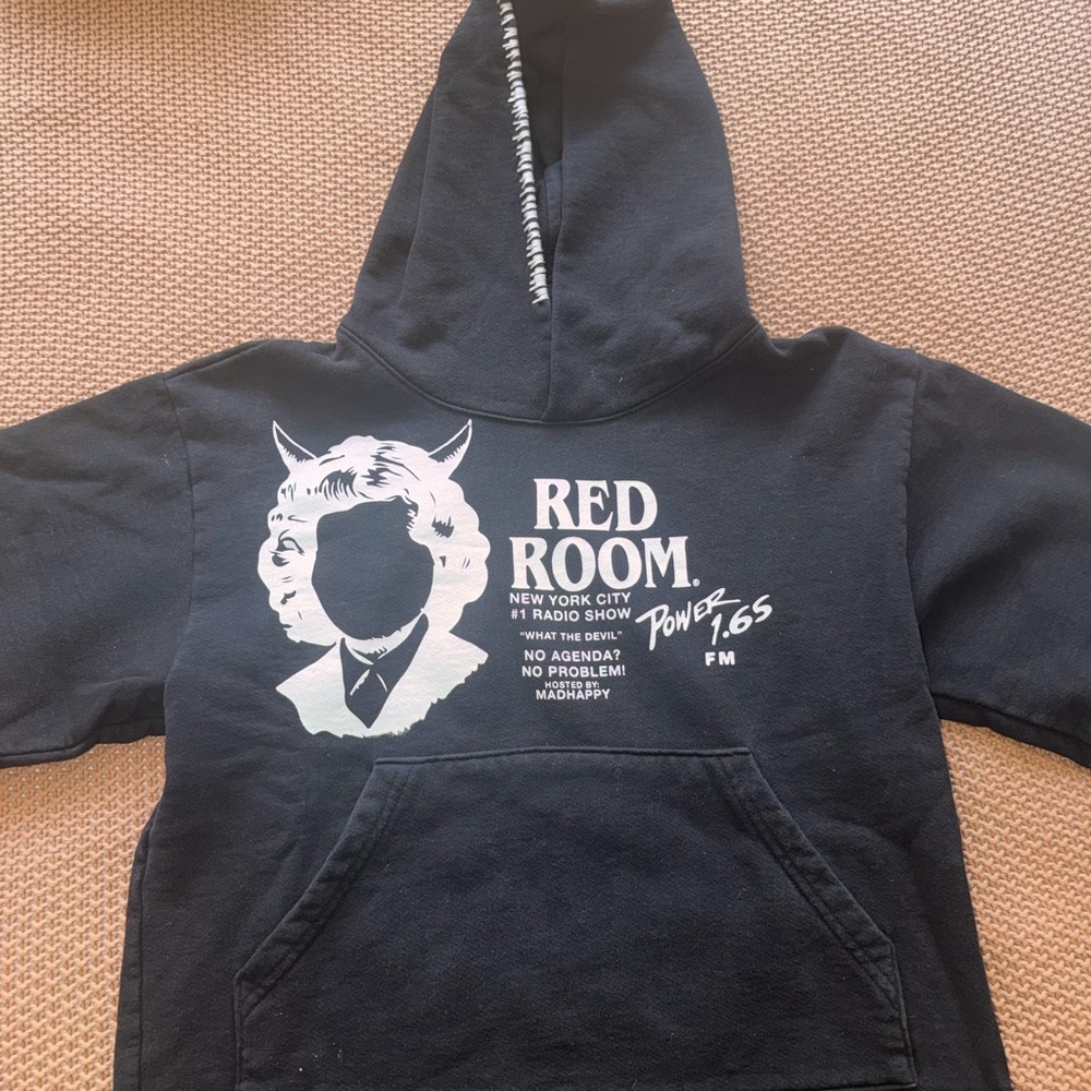 Madhappy Red Room Hoodie (Black UNISEX Small)